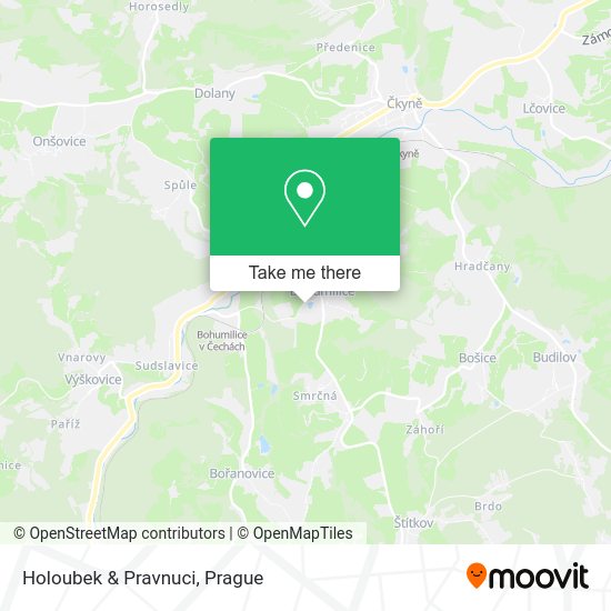 Карта Holoubek & Pravnuci
