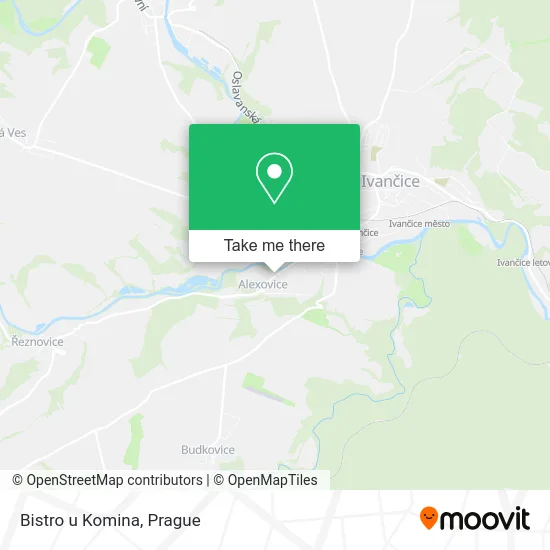 Карта Bistro u Komina