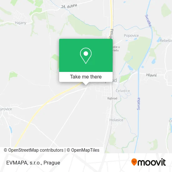 Карта EVMAPA, s.r.o.