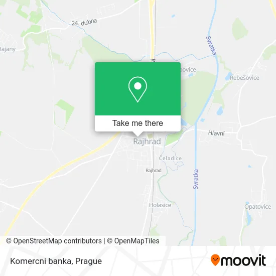 Карта Komercni banka