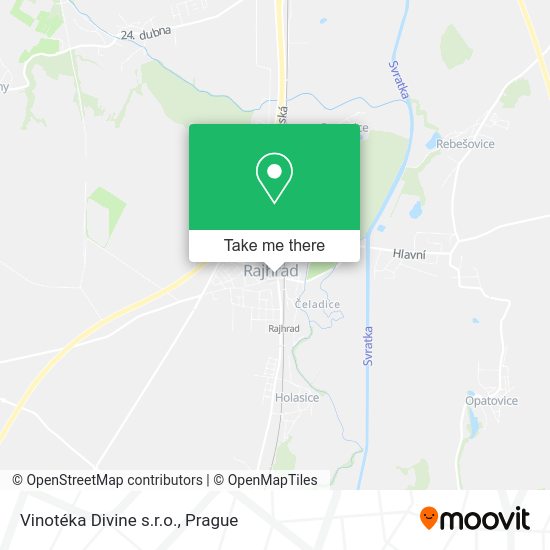 Vinotéka Divine s.r.o. map