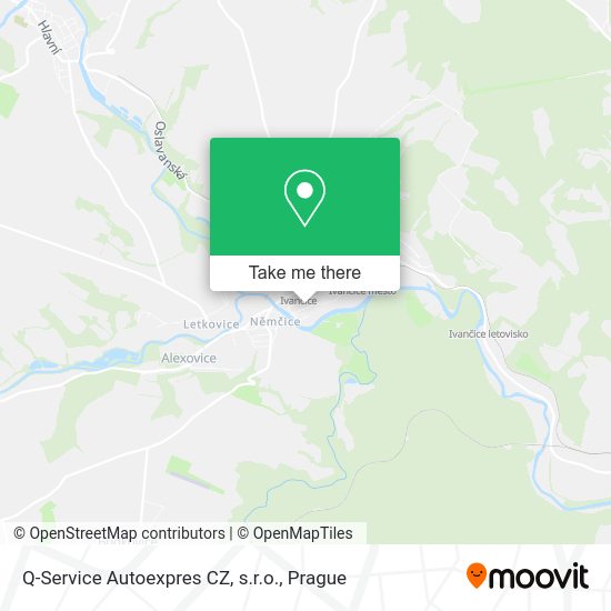 Карта Q-Service Autoexpres CZ, s.r.o.