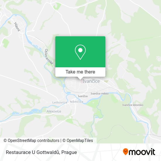 Карта Restaurace U Gottwaldů