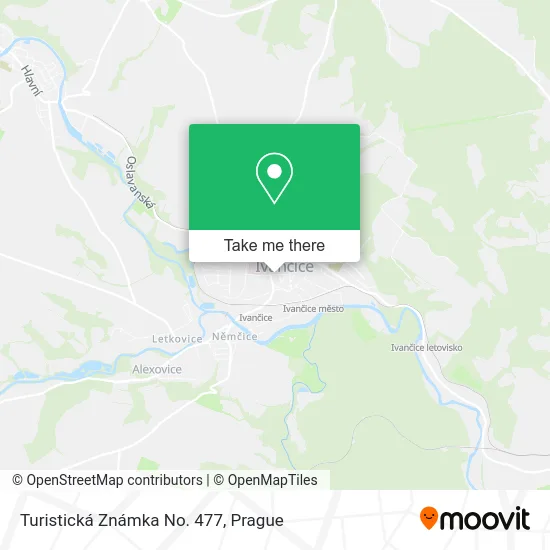Карта Turistická Známka No. 477