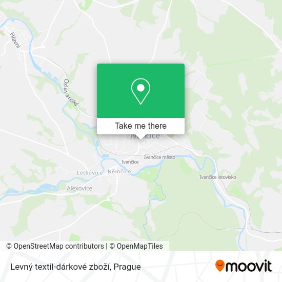 Levný textil-dárkové zboží map
