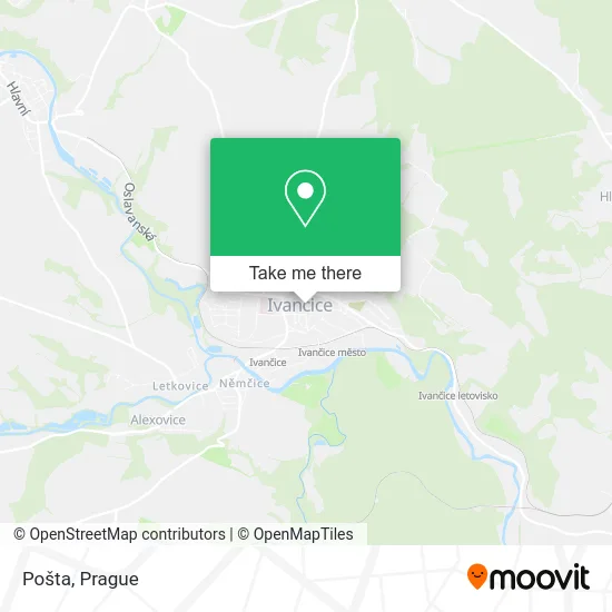 Карта Pošta