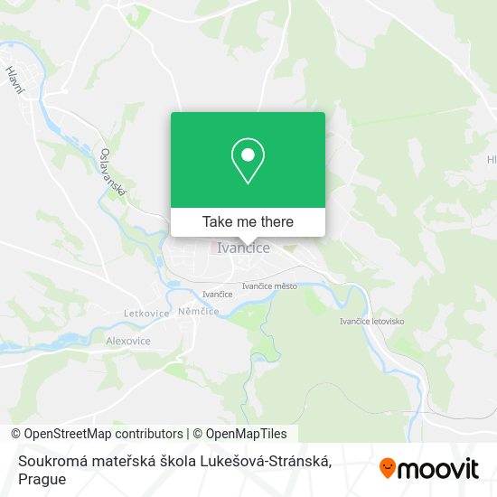 Карта Soukromá mateřská škola Lukešová-Stránská