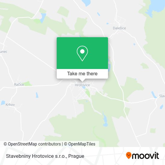 Карта Stavebniny Hrotovice s.r.o.