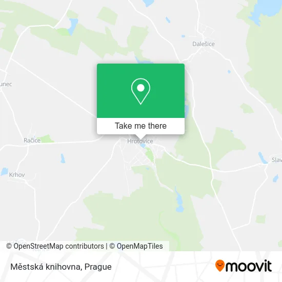 Карта Městská knihovna