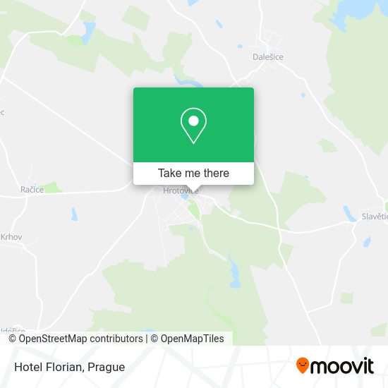 Hotel Florian map