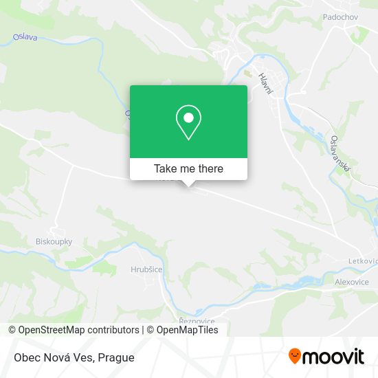 Карта Obec Nová Ves