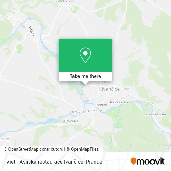 Карта Viet - Asijská restaurace Ivančice