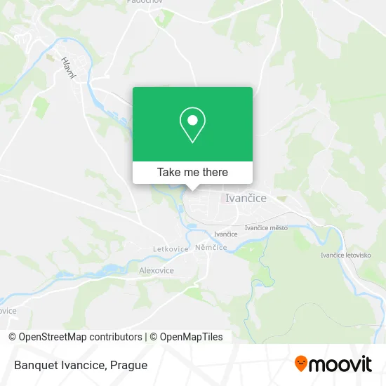 Карта Banquet Ivancice