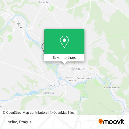 Карта Hruška