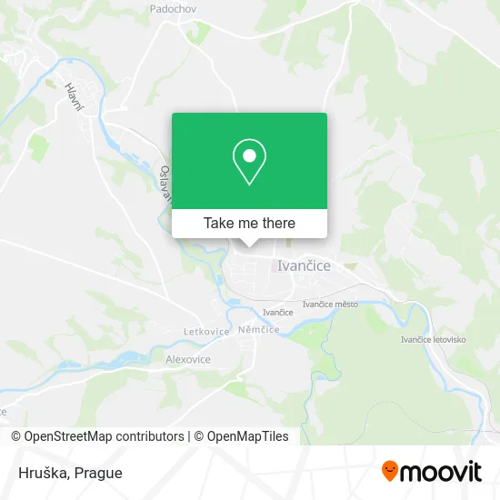 Карта Hruška