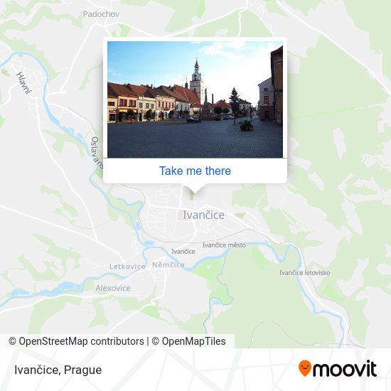 Карта Ivančice