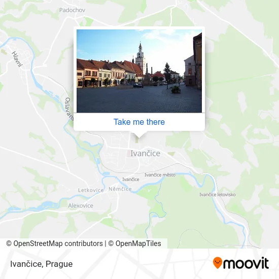 Карта Ivančice
