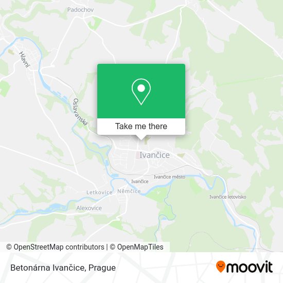 Карта Betonárna Ivančice