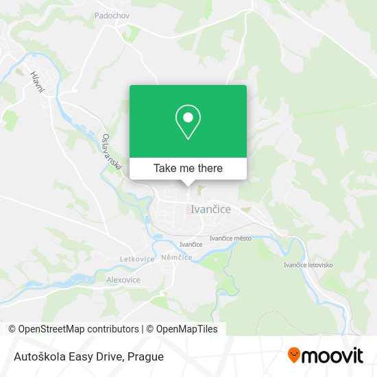 Autoškola Easy Drive map