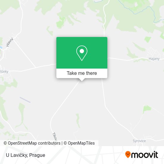 Карта U Lavičky