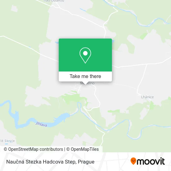 Карта Naučná Stezka Hadcova Step
