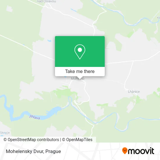 Карта Mohelensky Dvur