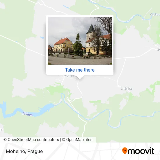 Карта Mohelno
