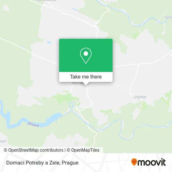 Карта Domaci Potreby a Zele