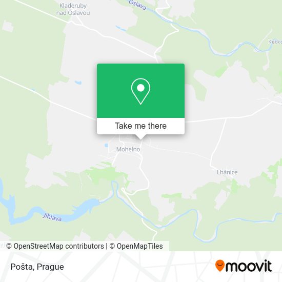 Карта Pošta