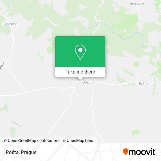 Карта Pošta
