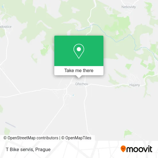T Bike servis map