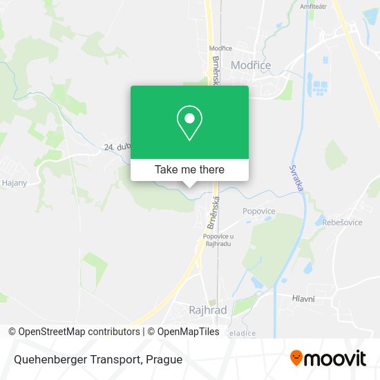 Карта Quehenberger Transport