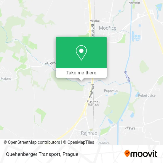 Карта Quehenberger Transport
