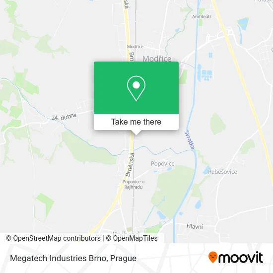 Карта Megatech Industries Brno