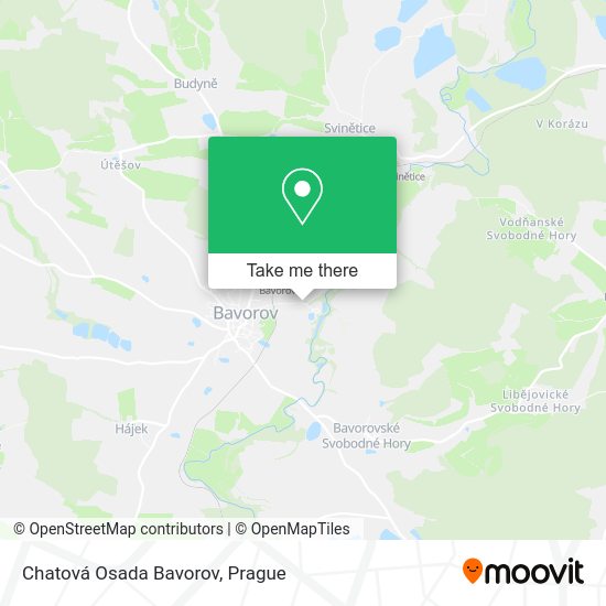 Карта Chatová Osada Bavorov