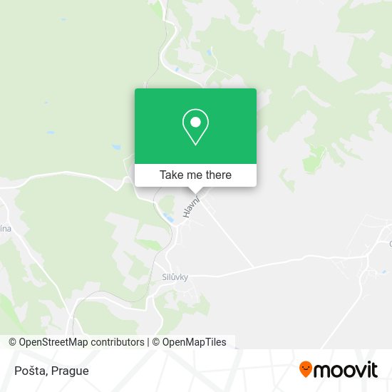 Карта Pošta