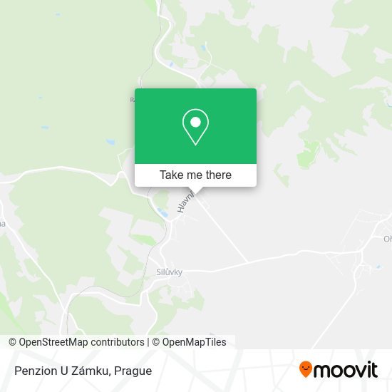Карта Penzion U Zámku