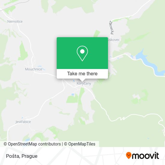 Карта Pošta