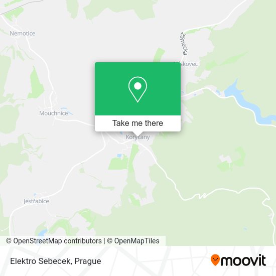 Карта Elektro Sebecek