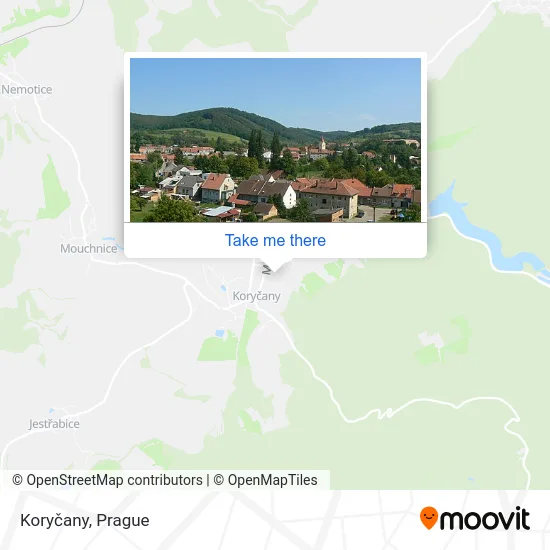 Карта Koryčany