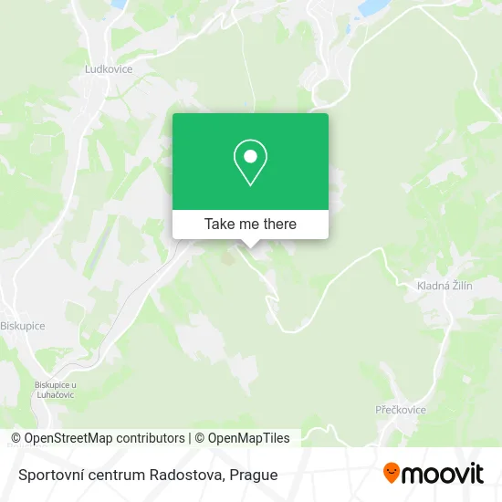 Карта Sportovní centrum Radostova