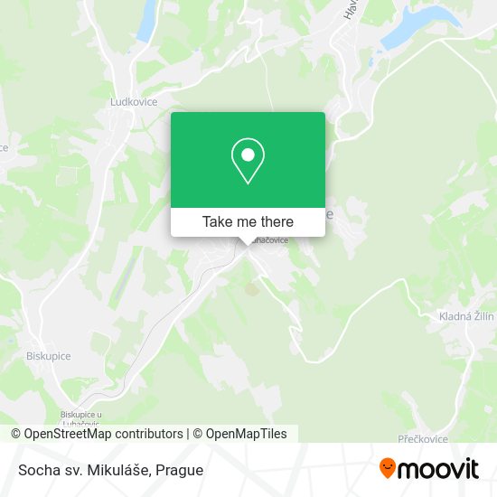 Карта Socha sv. Mikuláše