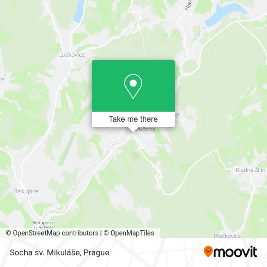 Карта Socha sv. Mikuláše