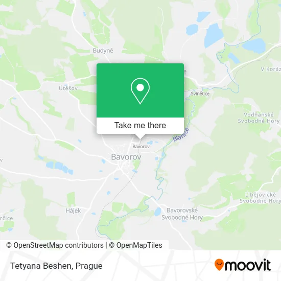 Tetyana Beshen map