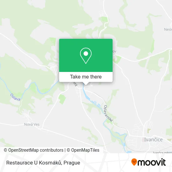 Карта Restaurace U Kosmáků