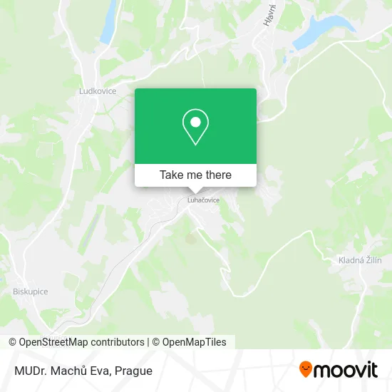 Карта MUDr. Machů Eva