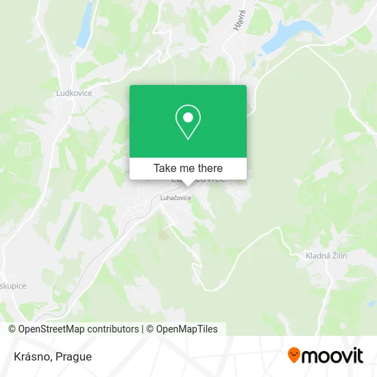 Карта Krásno