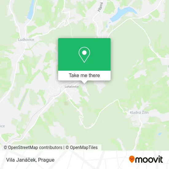 Карта Vila Janáček