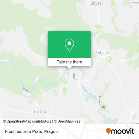 Карта Fresh bistro u Pratu