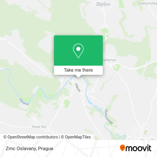 Карта Zmc Oslavany